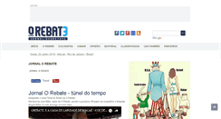 Desktop Screenshot of jornalorebate.com.br