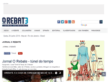 Tablet Screenshot of jornalorebate.com.br